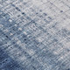 10' X 14' Blue And Ivory Striped Washable Indoor Outdoor Area Rug