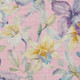 5' X 8' Pink Gold And Lavender Floral Washable Indoor Outdoor Area Rug