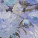 9' X 12' Purple And Blue Floral Washable Indoor Outdoor Area Rug