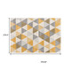 9' X 12' Yellow Geometric Area Rug