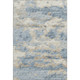 9' X 12' Blue Silver And Gold Abstract Washable Area Rug With UV Protection