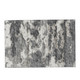 3' X 5' Black And Ivory Abstract Washable Area Rug With UV Protection