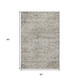 5' X 8' Stone And Coffee Floral Medallion Distressed Washable Area Rug With UV Protection