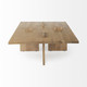 34" Natural Wood Coffee Table