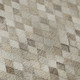 8' X 10' Gray Ivory And Beige Diamond Washable Area Rug With UV Protection
