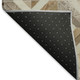 10' X 14' Gray Brown And Ivory Geometric Washable Area Rug With UV Protection