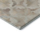 10' X 14' Ivory Beige And Gray Geometric Washable Area Rug With UV Protection