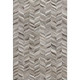 10' X 14' Gray And Ivory Geometric Washable Area Rug With UV Protection
