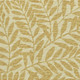 8' X 10' Gold And Ivory Botanical Leaves Washable Area Rug With UV Protection