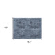 4' X 5' Gray Shag Power Loom Non Skid Area Rug