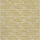 10' X 14' Gold And Ivory Nautical Washable Area Rug With UV Protection
