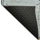 8' X 10' Sky Blue Gold And Ivory Nautical Washable Area Rug With UV Protection