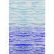 8' X 10' Blue And Ivory Geometric Washable Area Rug With UV Protection