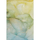 10' X 14' Green And Ivory Abstract Washable Area Rug With UV Protection