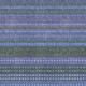 9' X 12' Blue And Ivory Striped Washable Area Rug With UV Protection