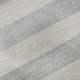 5' X 8' Pewter And Gray Striped Washable Area Rug With UV Protection