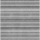 5' X 8' Silver And Gray Striped Washable Area Rug With UV Protection