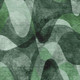 9' X 12' Fern Green Gray And Ivory Abstract Washable Area Rug With UV Protection