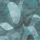 5' X 8' Teal And Ivory Abstract Washable Area Rug With UV Protection