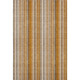 9' X 12' Rust And Gray Striped Washable Area Rug With UV Protection