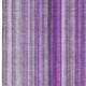 9' X 12' Purple And Ivory Striped Washable Area Rug With UV Protection