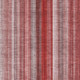 9' X 12' Red And Ivory Striped Washable Area Rug With UV Protection