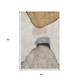 3' X 5' Brown And Gray Abstract Washable Area Rug With UV Protection