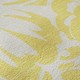 8' Yellow And Ivory Floral Washable Round Rug With UV Protection
