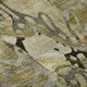 5' X 8' Brown Beige And Gold Abstract Distressed Washable Area Rug With UV Protection