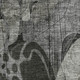 5' X 8' Gray And Ivory Abstract Distressed Washable Area Rug With UV Protection