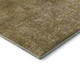 8' Beige And Ivory Abstract Washable Round Rug With UV Protection
