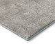 9' X 12' Ivory And Cream Abstract Washable Area Rug With UV Protection