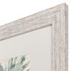 Set Of Two Burlap Ocean Palm I Distressed White Framed Wall Art