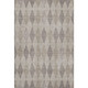 5' X 8' Beige And Gray Geometric Washable Area Rug With UV Protection