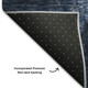8' X 10' Blue And Ivory Abstract Washable Area Rug With UV Protection