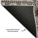 8' X 10' Beige And Ivory Patchwork Distressed Washable Area Rug With UV Protection