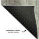 3' X 5' Taupe And Ivory Abstract Washable Area Rug With UV Protection