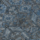 3' X 5' Blue And Ivory Tribal Washable Area Rug With UV Protection