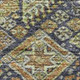 10' X 14' Rust Green And Gray Tribal Washable Area Rug With UV Protection