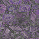 9' X 12' Purple And Ivory Tribal Washable Area Rug With UV Protection