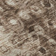 8' Chocolate And Beige Ikat Washable Round Rug With UV Protection