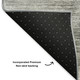 8' X 10' Gray Ivory And Beige Ombre Washable Area Rug With UV Protection