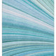 9' X 12' Teal And Ivory Abstract Washable Area Rug With UV Protection