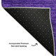 9' X 12' Green And Purple Ombre Washable Area Rug With UV Protection