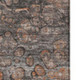 9' X 12' Terra Cotta Ivory And Gray Abstract Washable Area Rug With UV Protection
