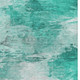 10' X 14' Teal And Ivory Abstract Washable Area Rug With UV Protection