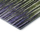 10' X 14' Purple Green And Ivory Striped Washable Area Rug With UV Protection