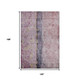 10' X 14' Blush Gray And Ivory Abstract Washable Area Rug With UV Protection