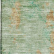 10' X 14' Green Blue And Gold Abstract Washable Area Rug With UV Protection