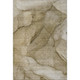 10' X 14' Brown Ivory And Beige Abstract Washable Area Rug With UV Protection